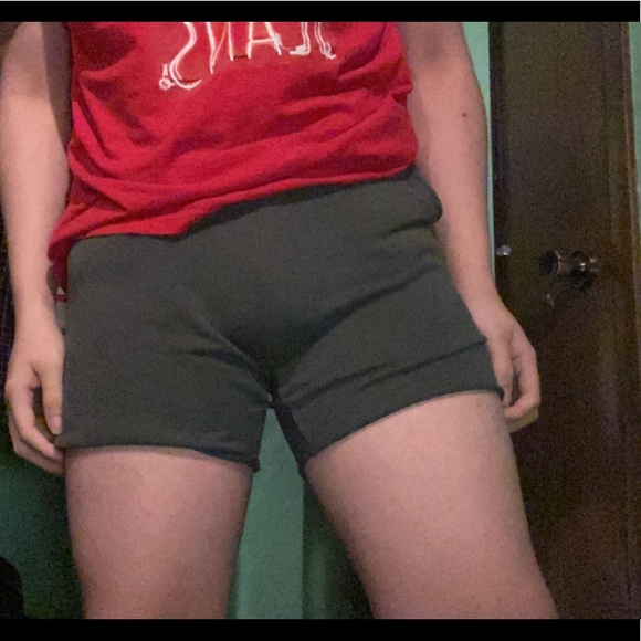 Dark grey sweat short - Picture 1 of 2